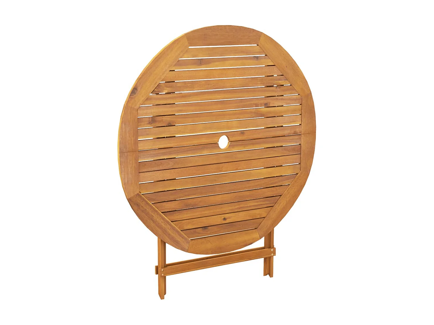 Ensemble à manger de jardin 5pcs gris polypropylène bois massif