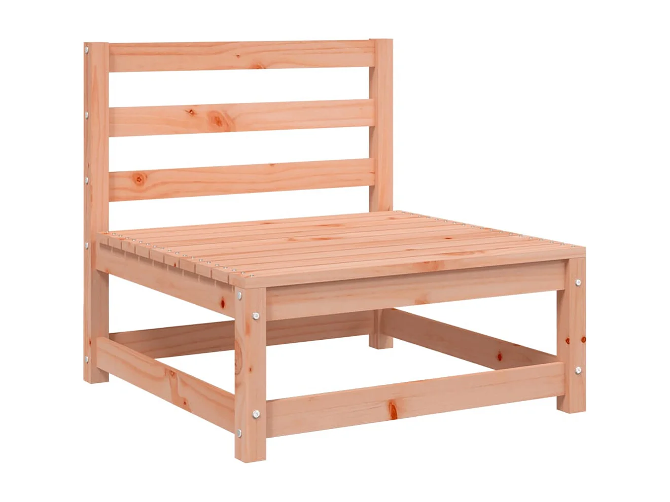 Set Divani da Giardino 6 pz in Legno Massello Abete Douglas