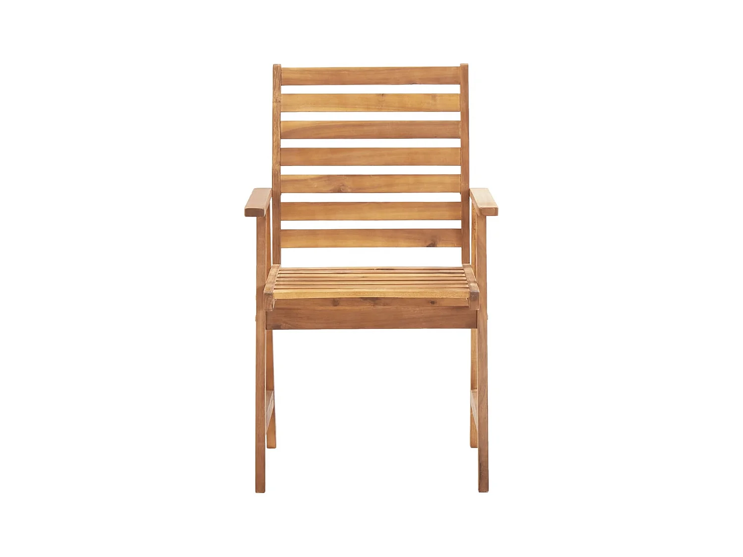 Set da Pranzo per Giardino 5 pz in Legno Massello di Acacia