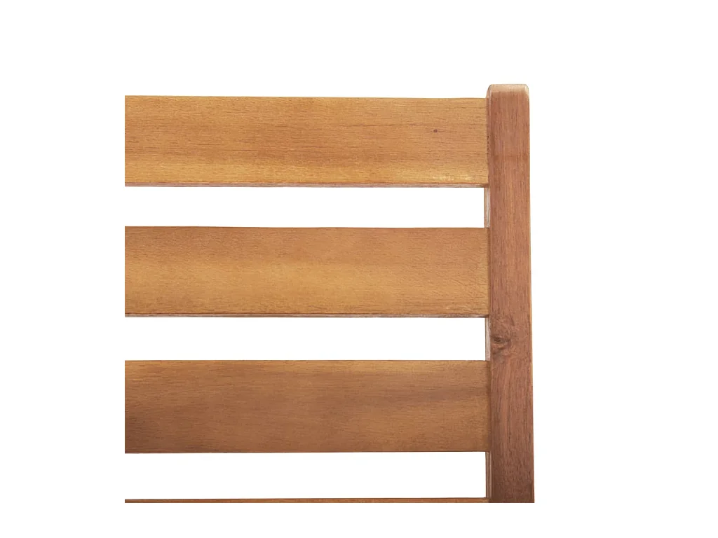 Set da Pranzo per Giardino 5 pz in Legno Massello di Acacia