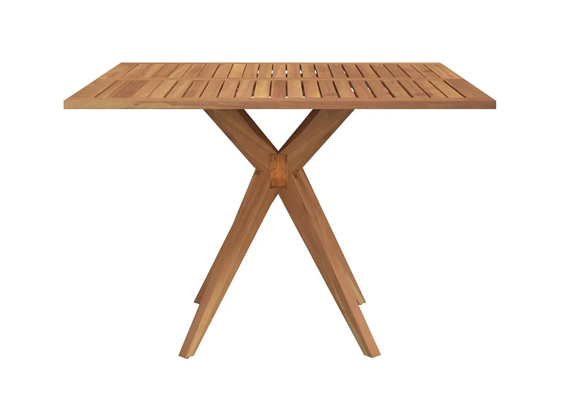 Set da Pranzo per Giardino 5 pz in Legno Massello di Acacia