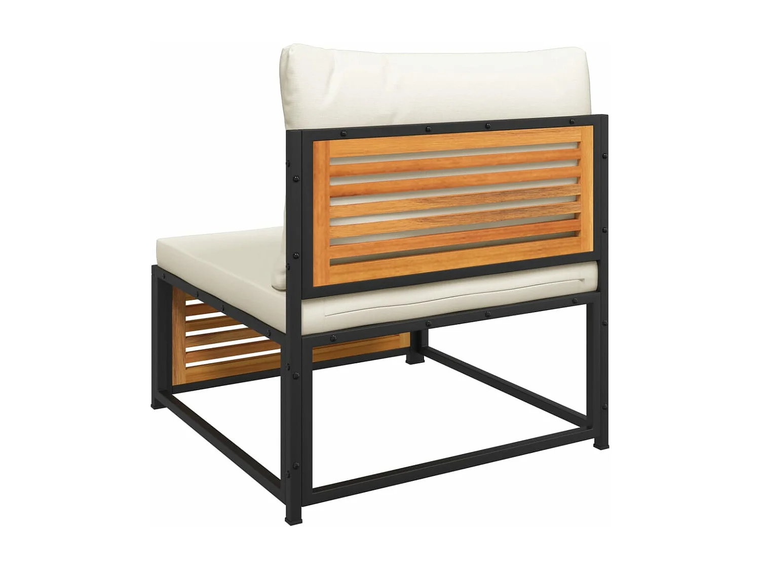 Set Divano da Giardino 8pz con Cuscini Legno Massello di Acacia