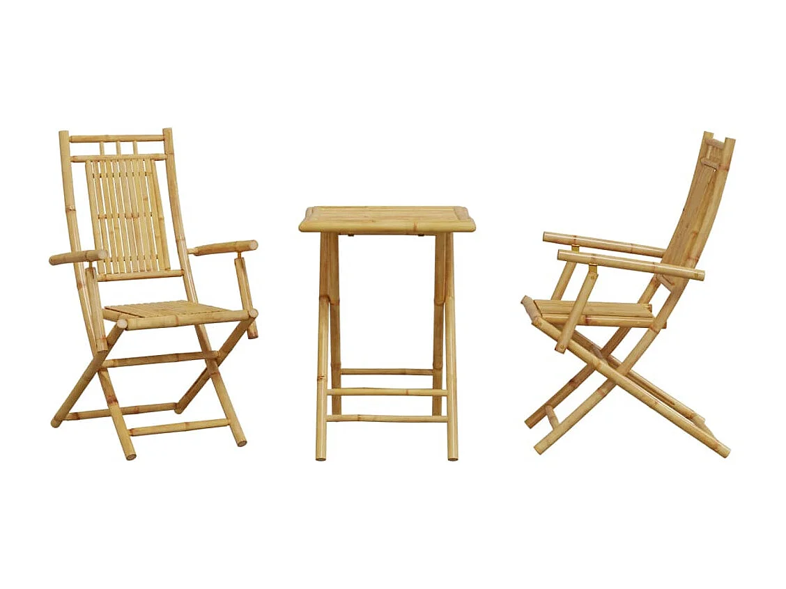 Set da Bistrò 3 pz in Bambù