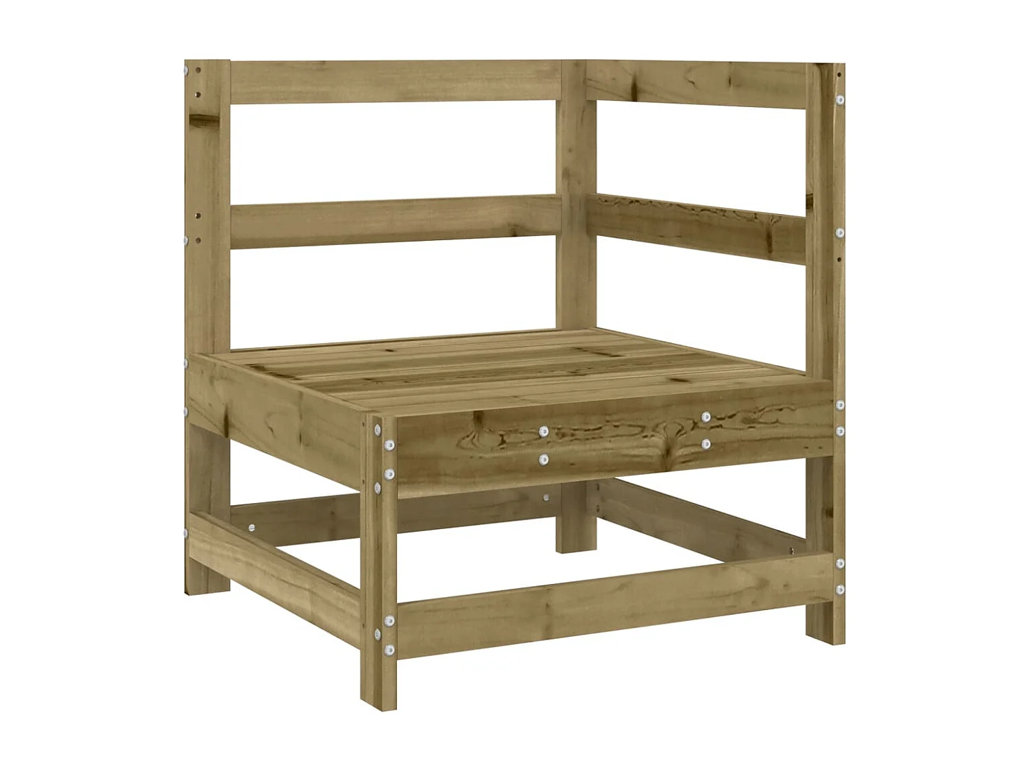 Set Divani da Giardino 6 pz in Legno Impregnato di Pino