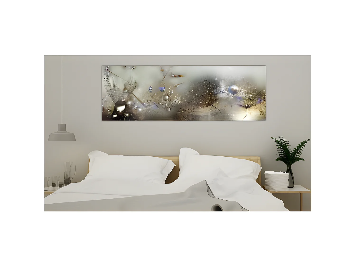 Tableau Fleurs Nature Sounds 150x50 cm