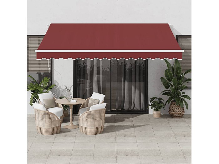 VIDAXL - Tenda Da Sole Retrattile Manuale 200 Cm Antracite