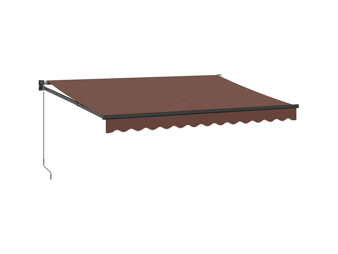 Markise Manuell Braun 350x250 cm
