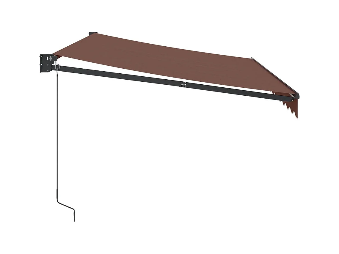 Markise Manuell Braun 350x250 cm