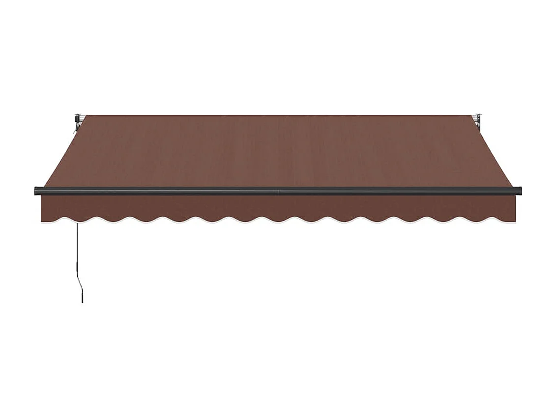 Tenda Sole Retrattile Manuale 350x250 cm Marrone