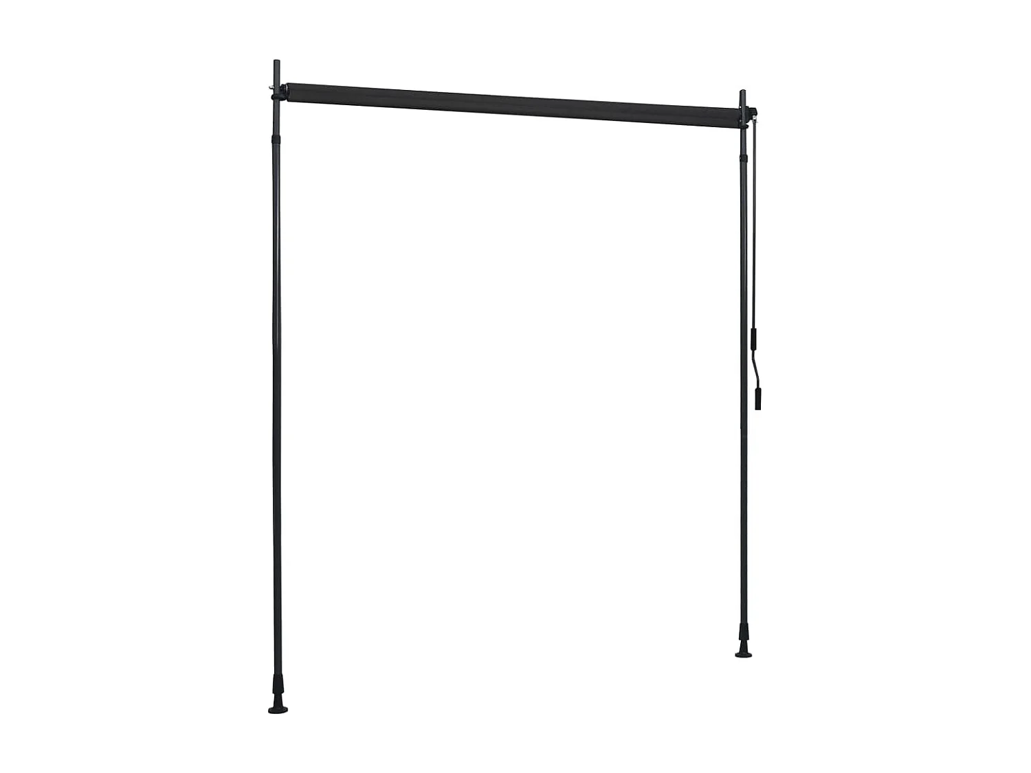 Estore de rolo para exterior 200x270 cm antracite