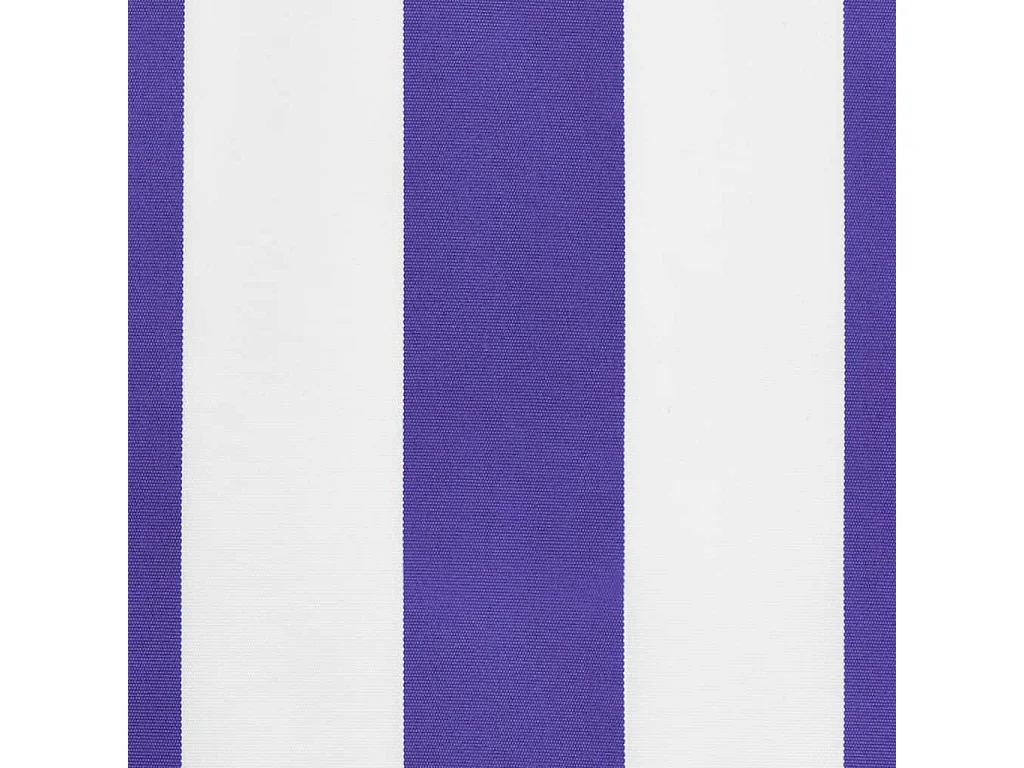 Tissu de remplacement de cantonnière d’auvent rayure bleu blanc