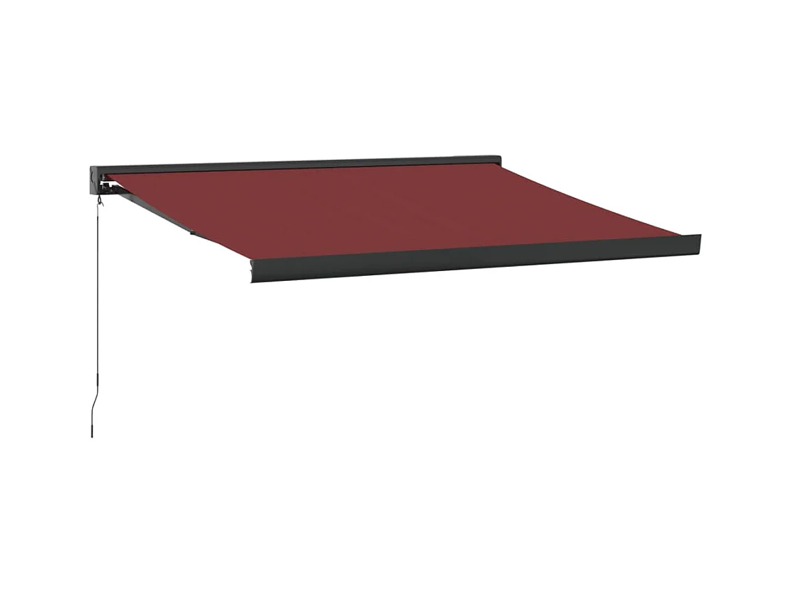 Markise Manuell Weinrot 300x250 cm