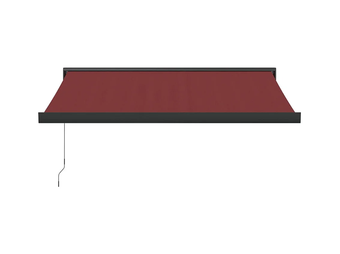 Markise Manuell Weinrot 300x250 cm