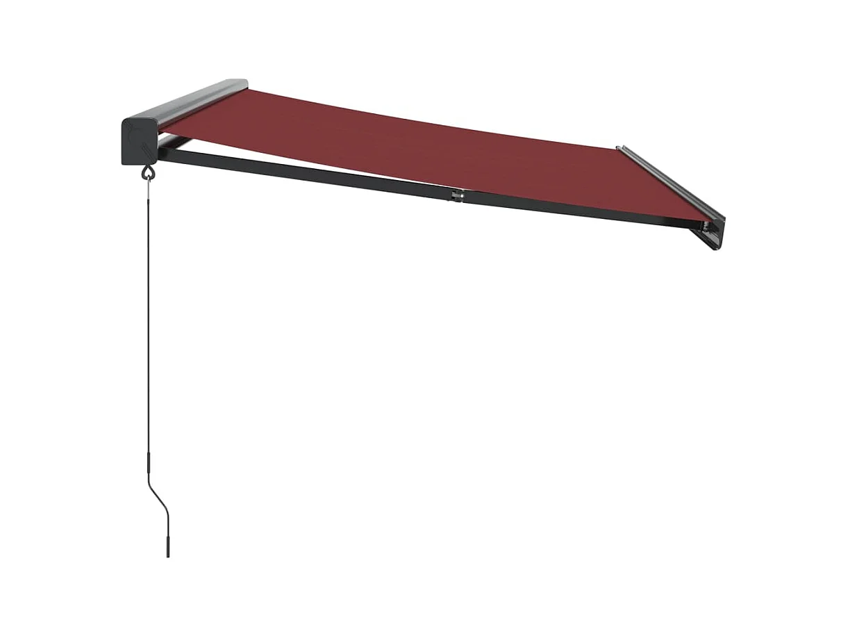 Markise Manuell Weinrot 300x250 cm