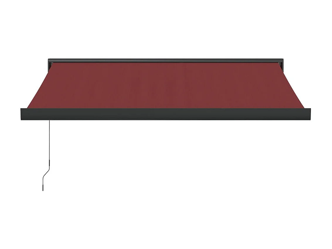 Markise Manuell Weinrot 300x250 cm