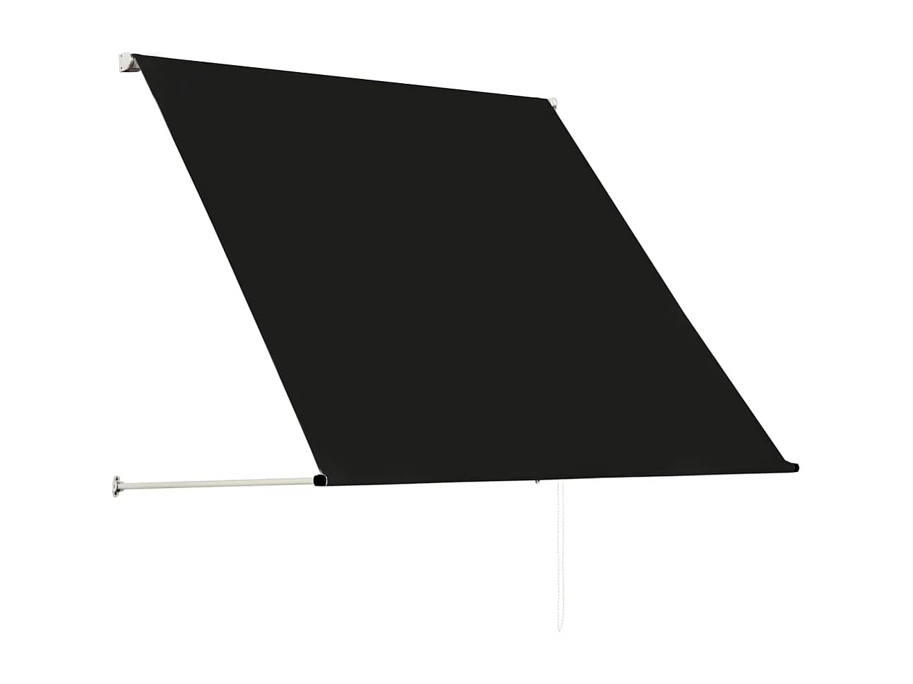 Luifel uittrekbaar 100x150 cm antraciet