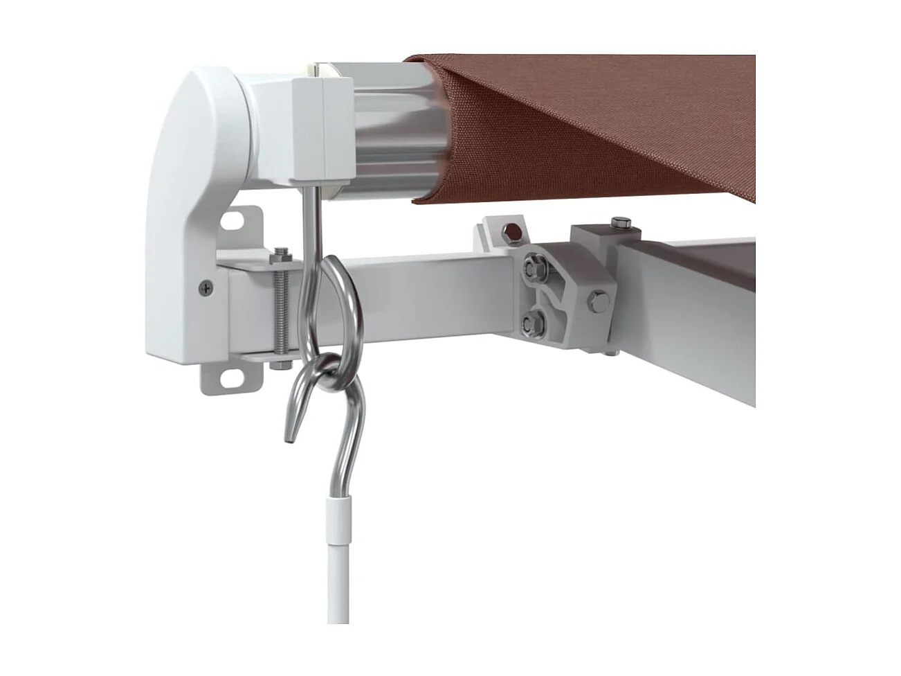 Tenda Sole Retrattile Manuale 300x250 cm Marrone