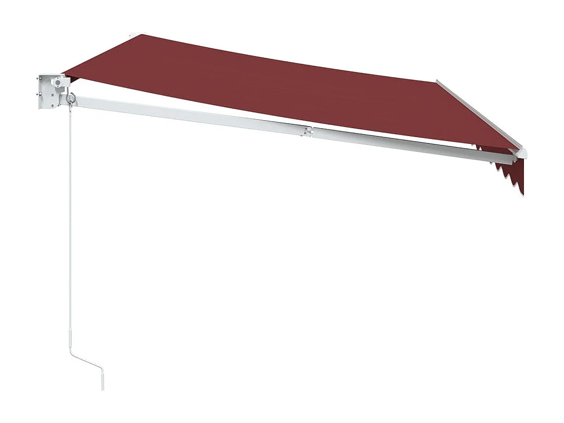 Markise Manuell Weinrot 350x250 cm
