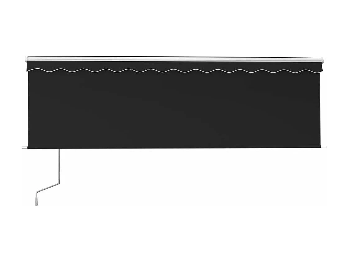 Tenda Sole Retrattile Automatica con Parasole 4,5x3m Antracite