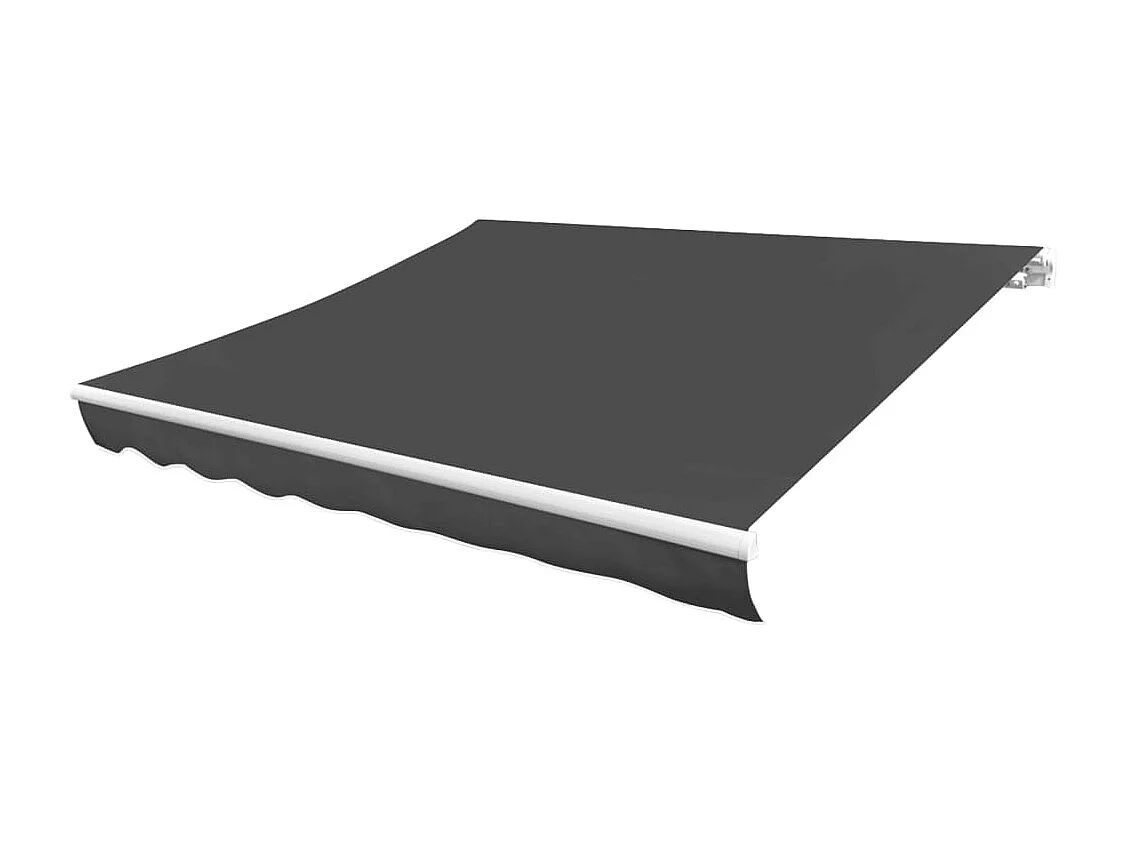 Tendone Parasole in Tela Antracite 450x300 cm