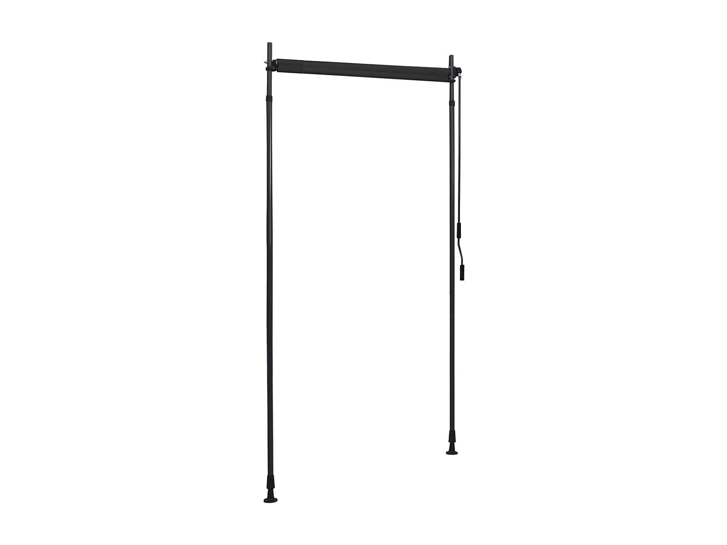 Rolgordijn voor buiten 100x270 cm antraciet