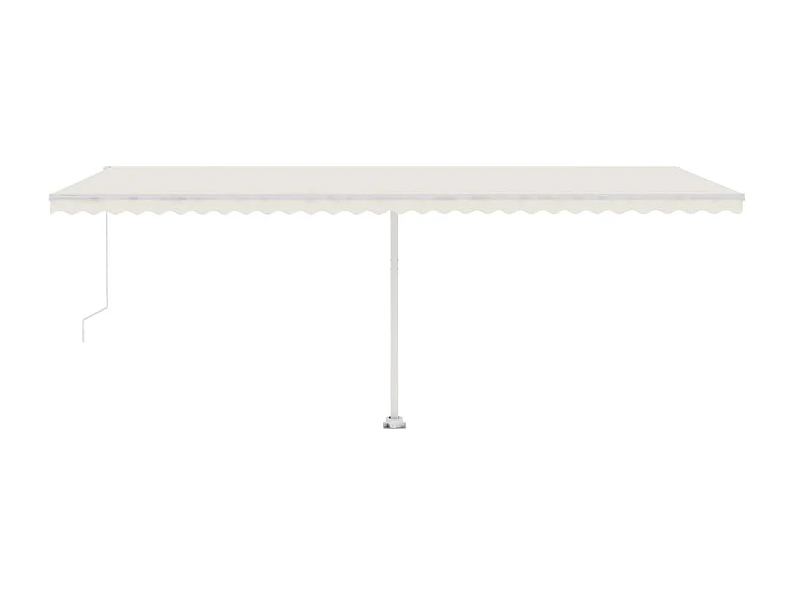 Tenda da Sole Autoportante Manuale 600x300 cm Crema