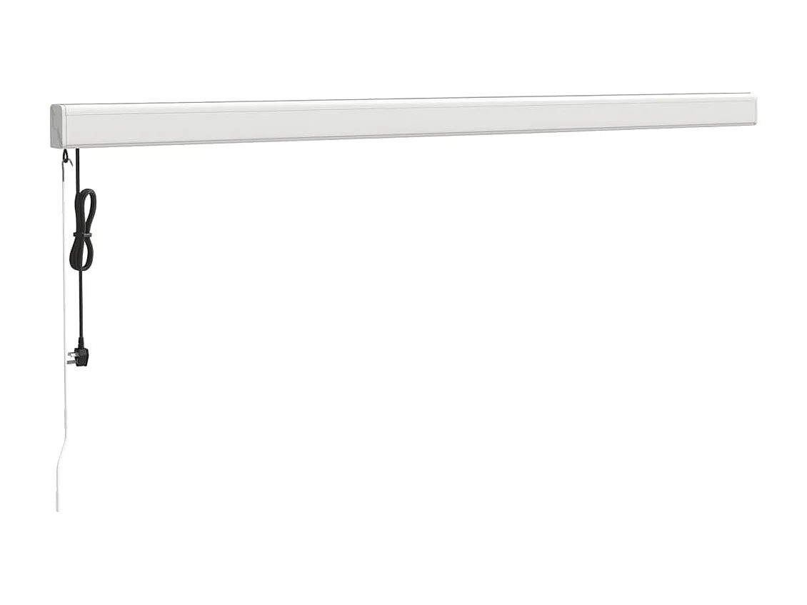 Auvent rétractable orange et marron 4x3 m tissu et aluminium