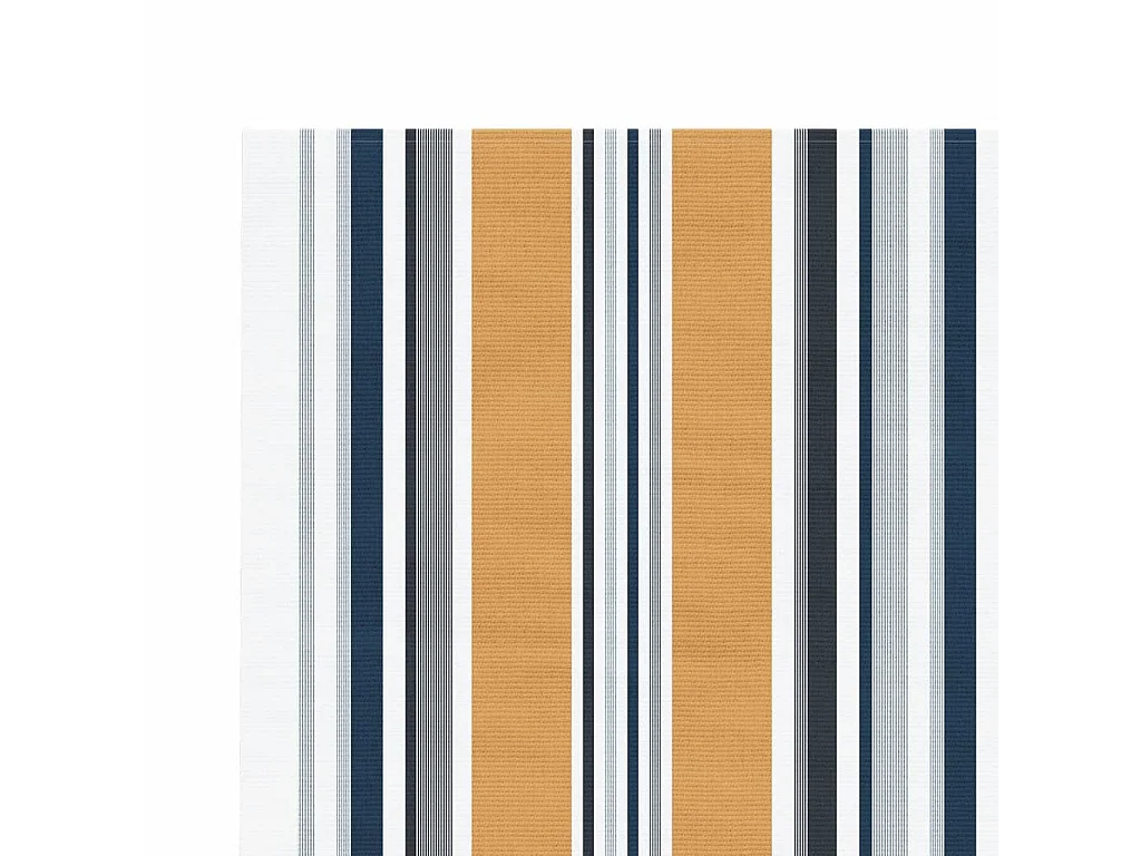 Tissu de remplacement pour auvent rayures multicolores 6x3 m