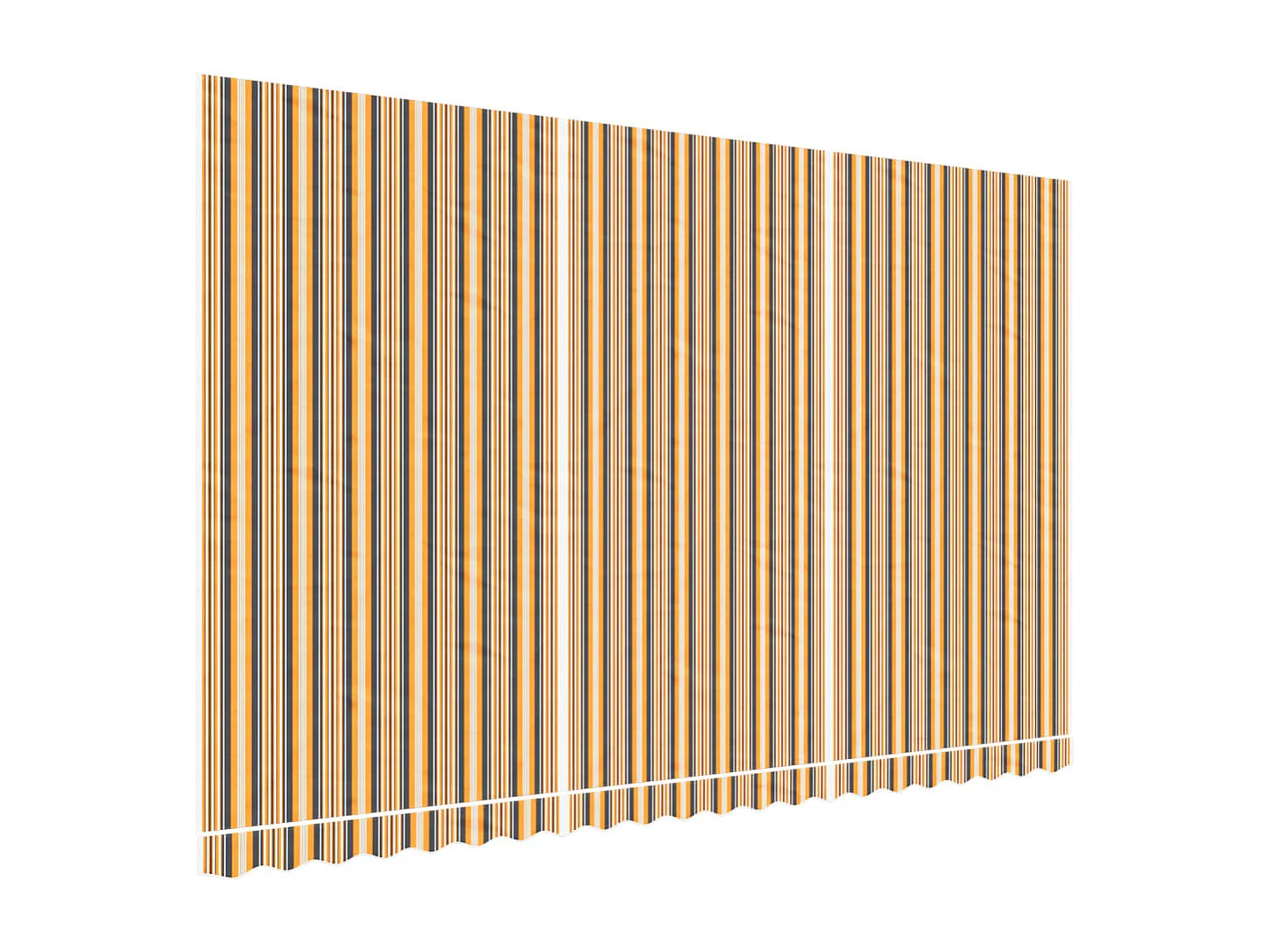 Tessuto di Ricambio per Tenda Strisce Multicolore 5x3 m