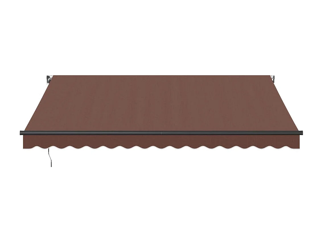 Tenda Sole Retrattile Manuale 400x300 cm Marrone