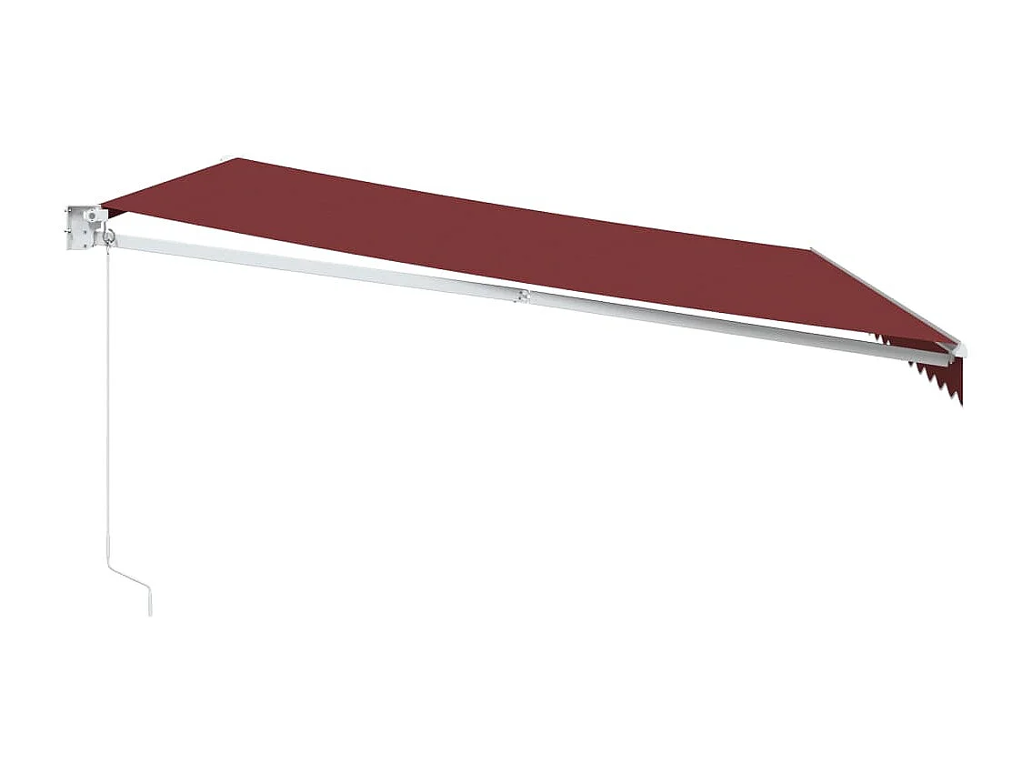 Tenda da Sole Retrattile Manuale Bordò 450x300 cm