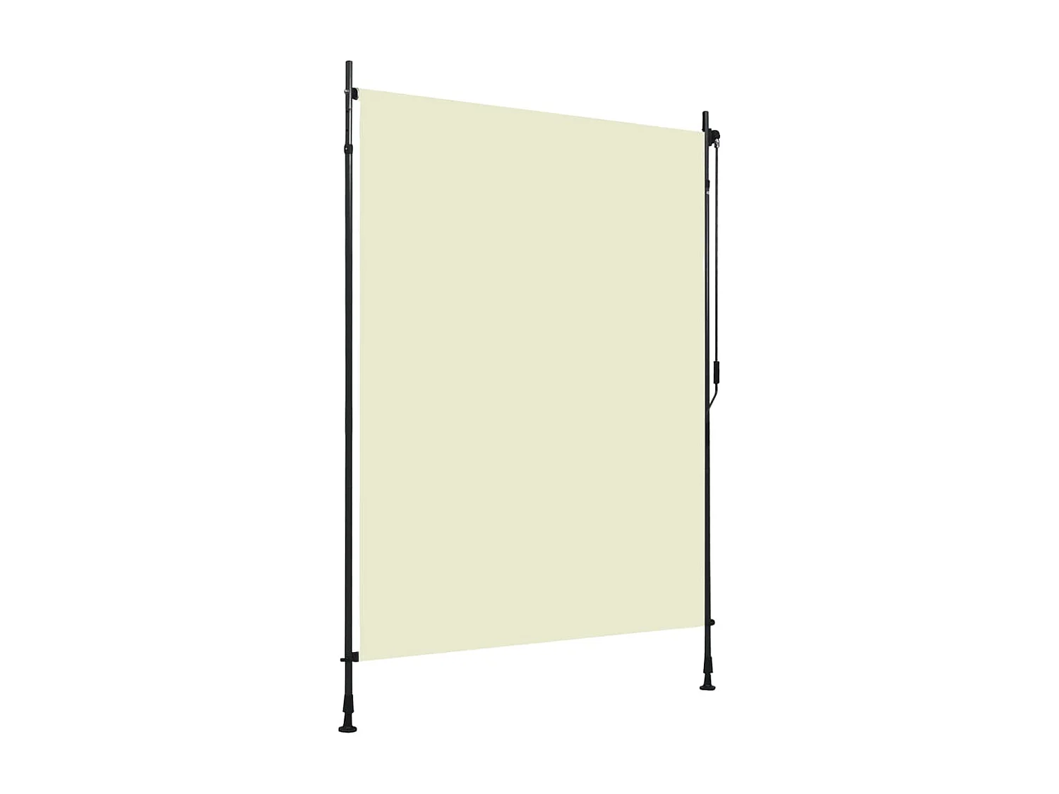 Estore de rolo para exterior 150x270 cm creme