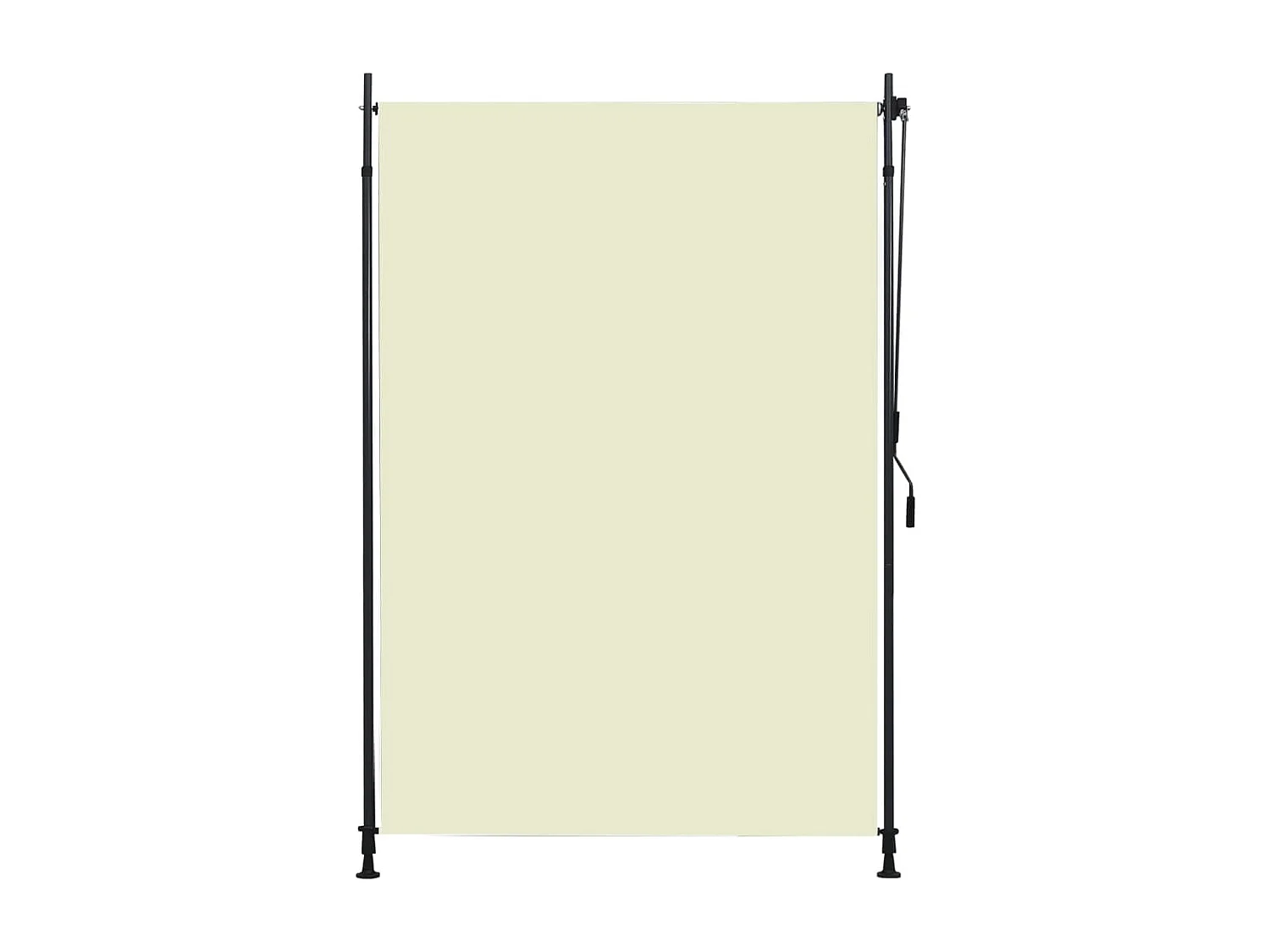 Estore de rolo para exterior 150x270 cm creme