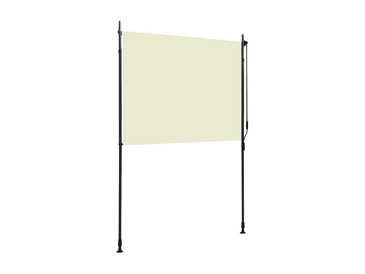 Estore de rolo para exterior 150x270 cm creme