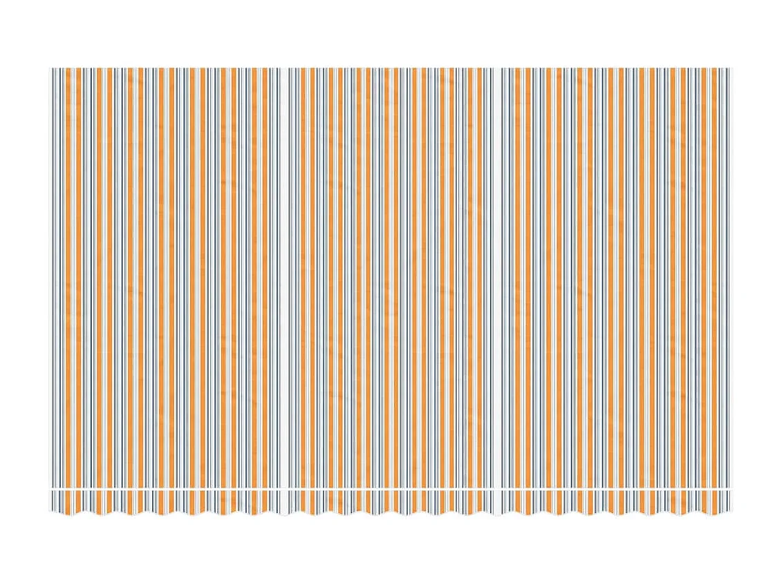 Markisenbespannung Mehrfarbig Gestreift 5x3 m