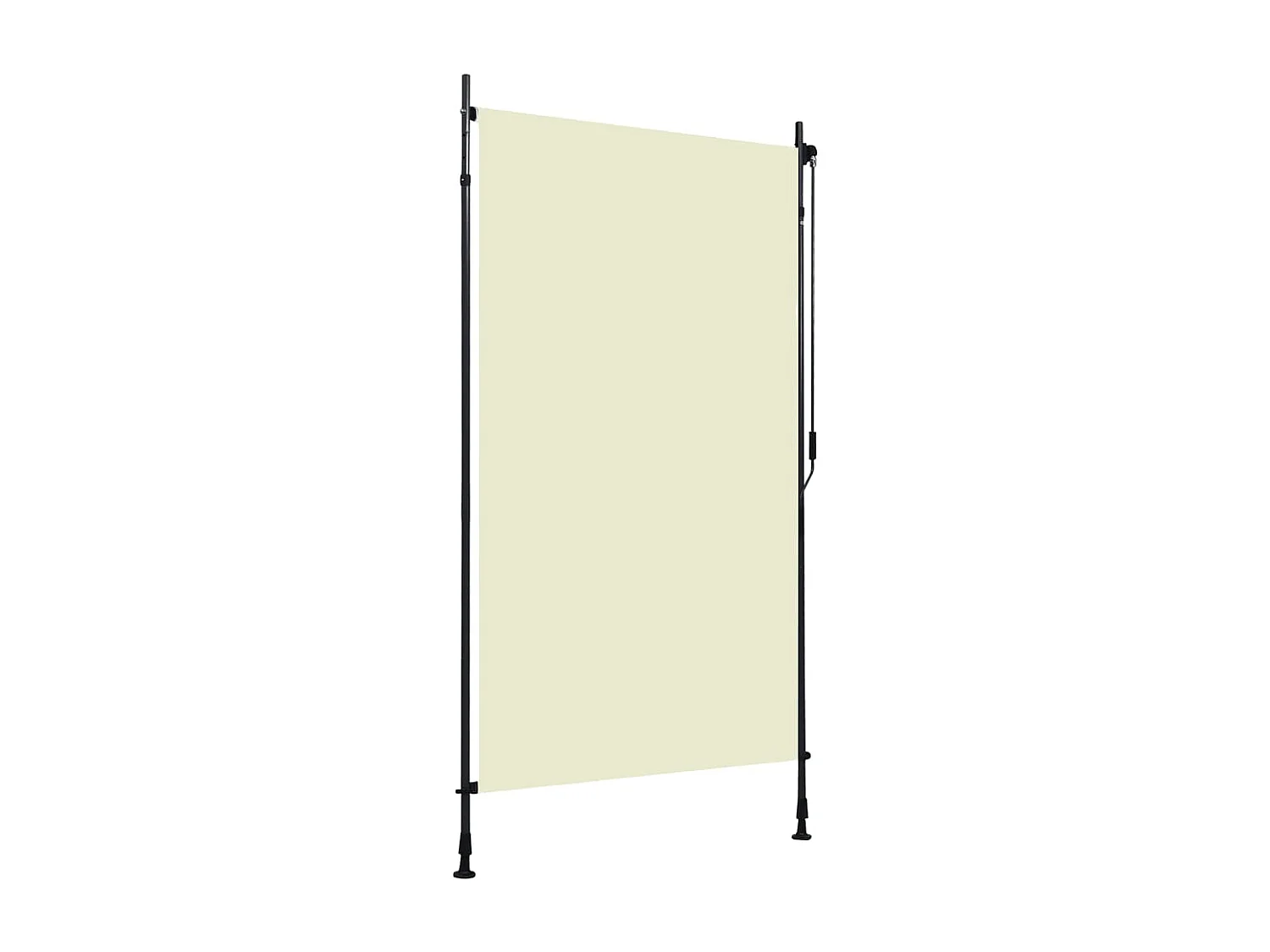 Estore de rolo para exterior 120x270 cm creme