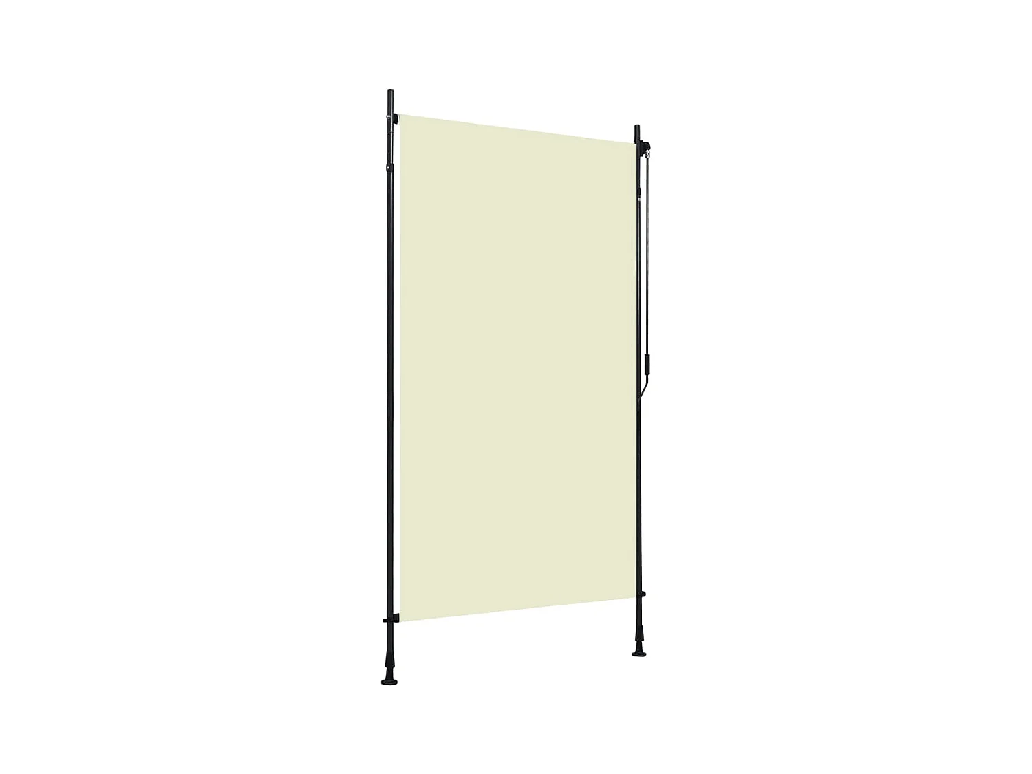 Store roulant d'extérieur 120 x 270 cm Crème