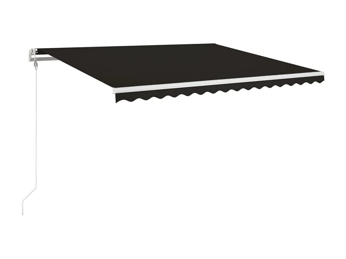 Toldo retrátil automático 450x350 cm antracite