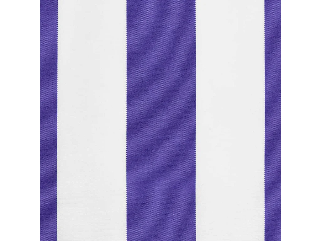 Tissu de remplacement de cantonnière d’auvent rayure bleu blanc