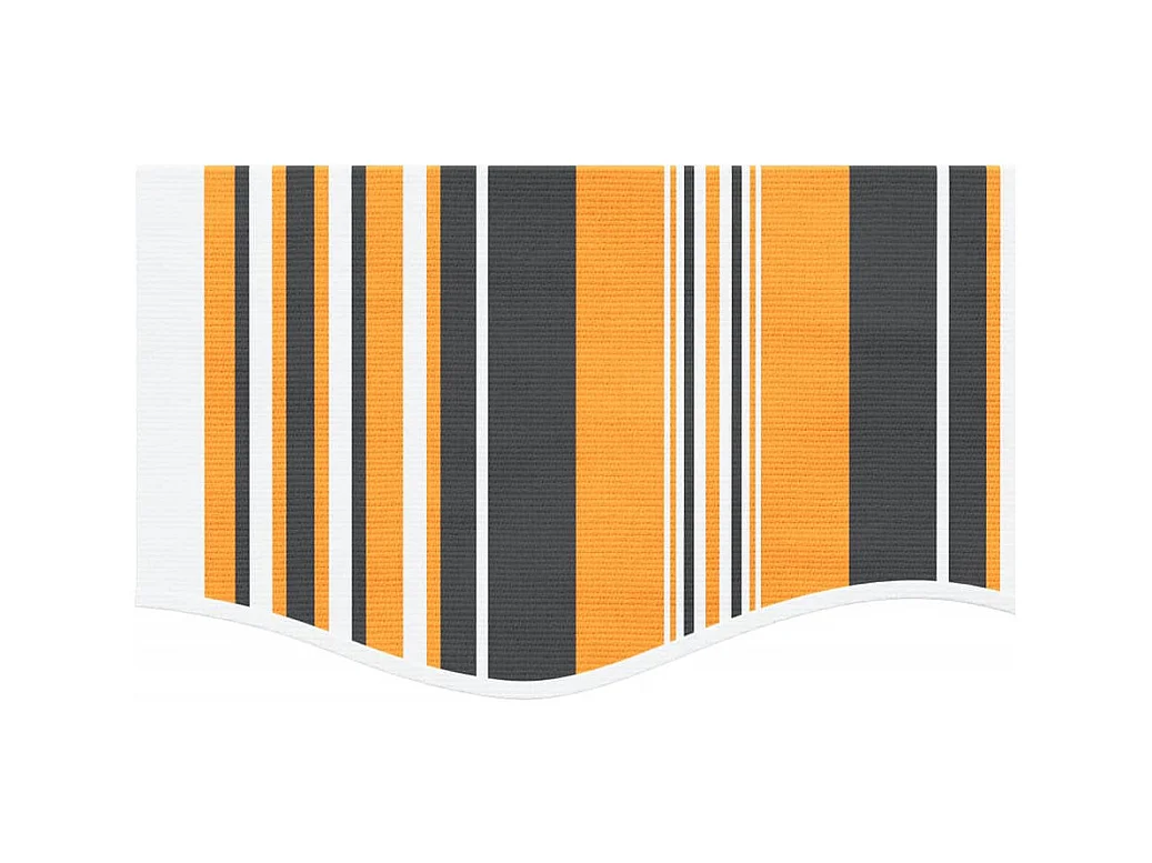 Tessuto di Ricambio per Tenda Strisce Multicolore 6x3,5 m