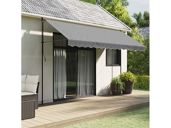 Tessuto Ricambio Mantovana Tenda 3.5m - Crema Poliestere PU - Foto 9