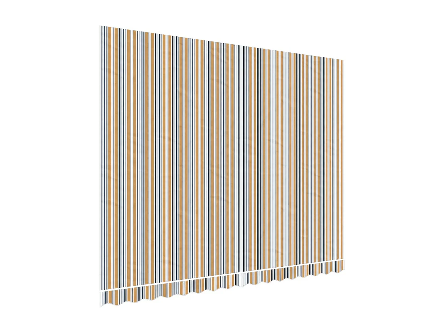 Tela de repuesto de toldo rayas de colores 4x3 m
