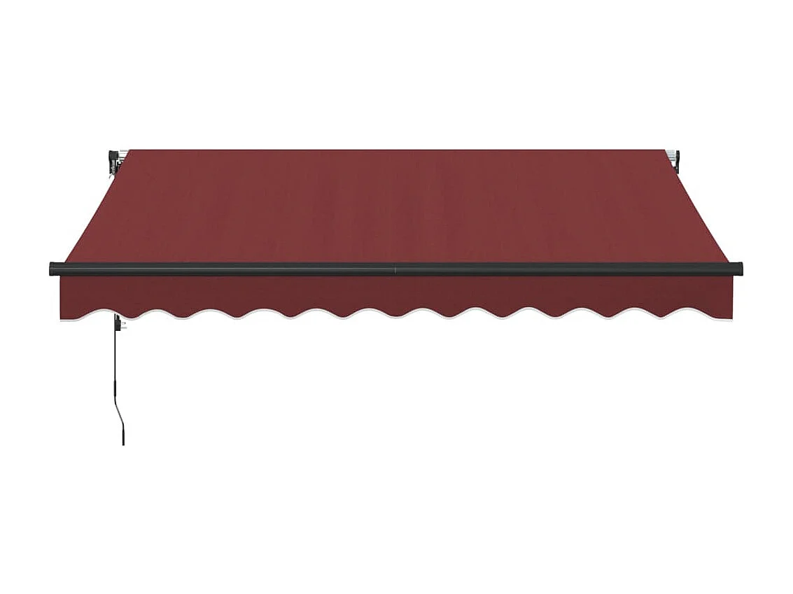 Toldo retrátil automático 300x250 cm bordô