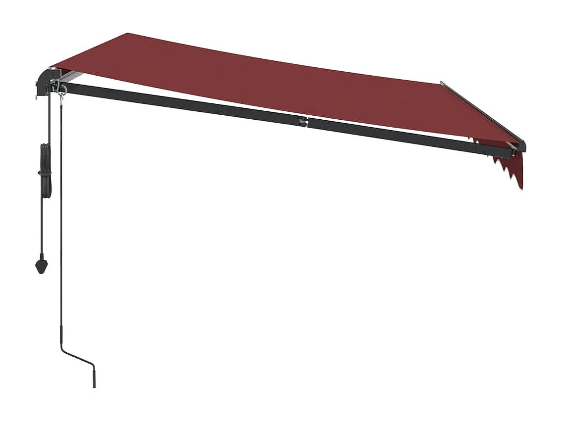 Toldo retrátil automático 300x250 cm bordô
