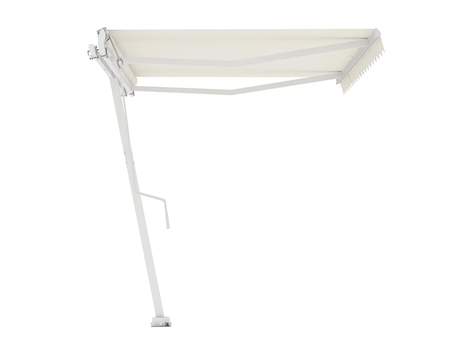 Auvent automatique sur pied 450x350 cm Crème