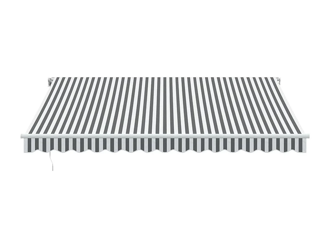 Auvent rétractable automatique avec LED anthracite et blanc