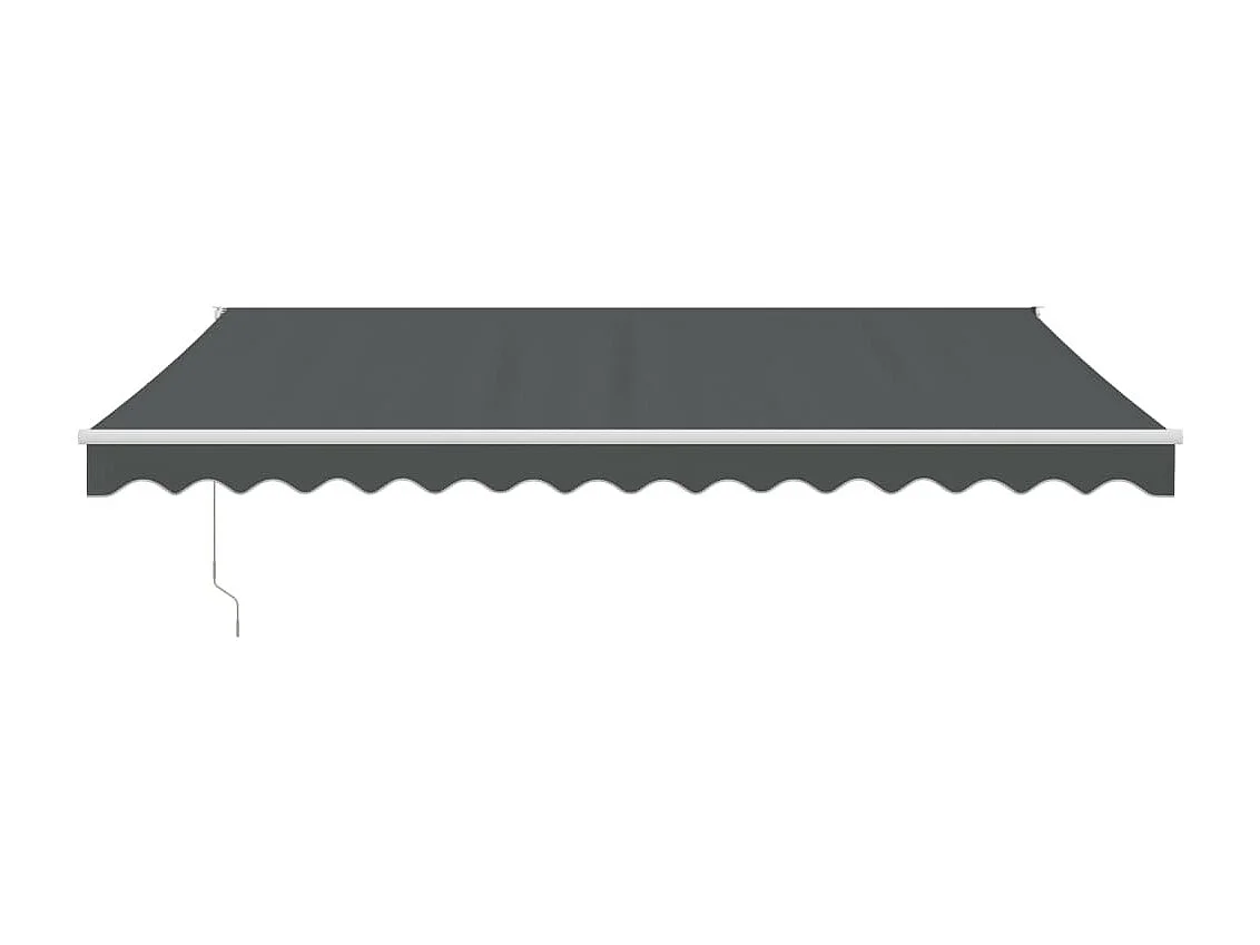 Auvent rétractable automatique anthracite 4x3 m