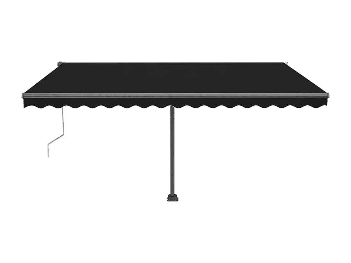 Tenda Automatica con Sensore Vento e LED 450x300 cm Antracite