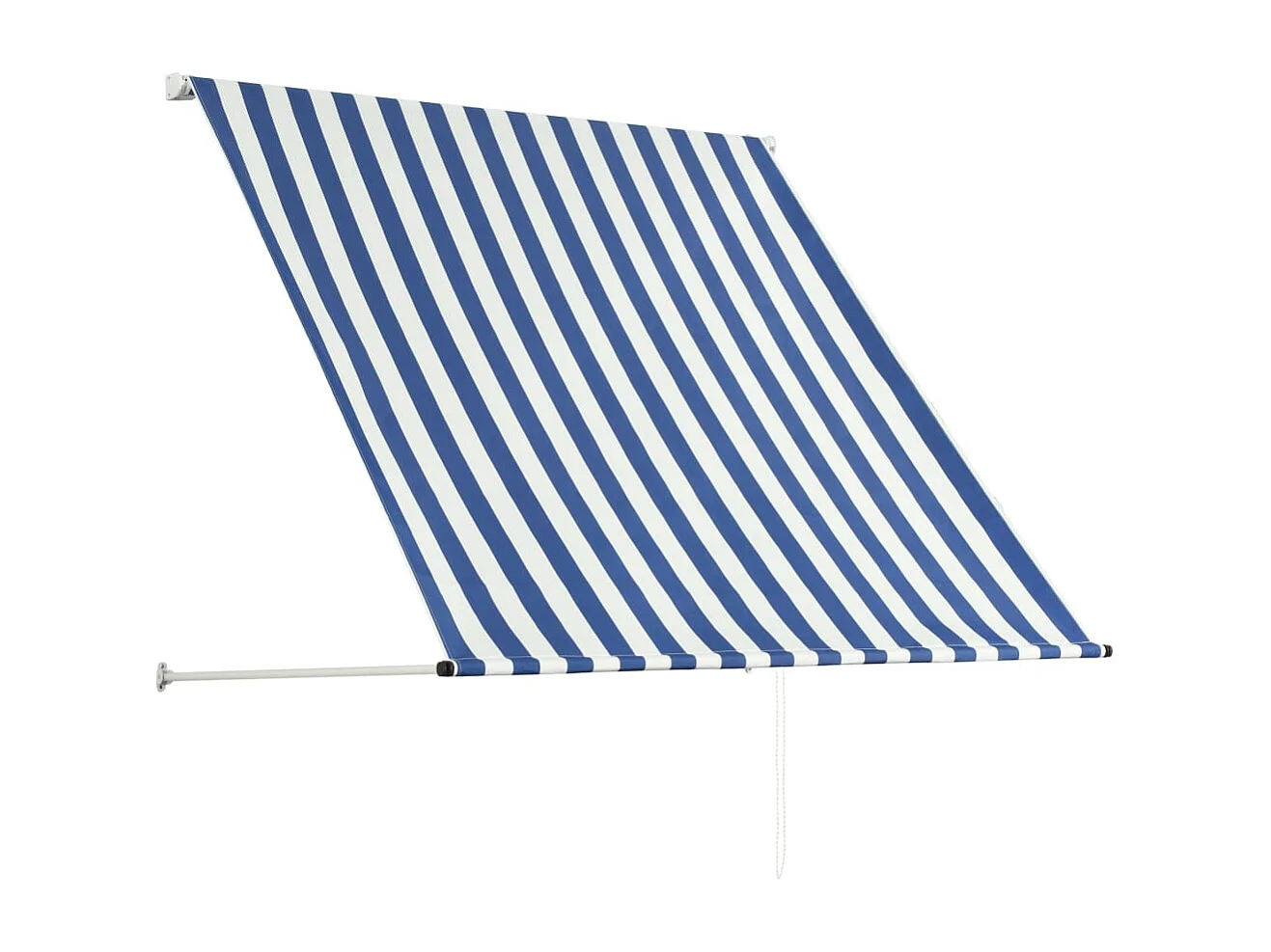 Toldo retrátil 100x150 cm azul e branco