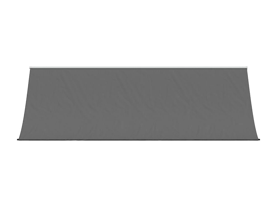 Auvent rétractable anthracite 350x150 m tissu et acier